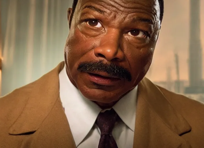 Image similar to carl weathers, movie still, from the new candyman movie, 8 k, realistic