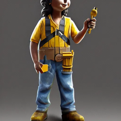 Prompt: greek statue of bob the builder, magnificent aesthetic, realistic, detailed statue, artstation, elegant