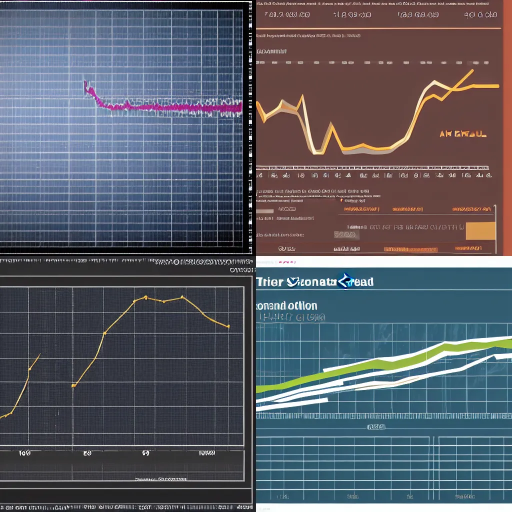 Prompt: a graph chart going straight up