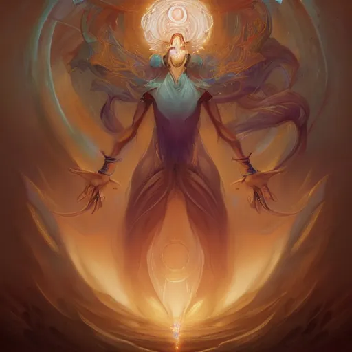 Image similar to a gorgeous emanation from angelarium, symmetry composition, by pete mohrbacher and artgerm and wlop, digital art, highly detailed, intricate, fantasy, mystical, ethereal, Trending on Artstation HQ, deviantart, unreal engine, 4K UHD image