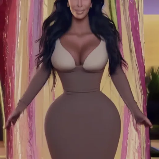 Prompt: Screenshot of Kim Kardashian, from The Kardashians (2022 TV Show)