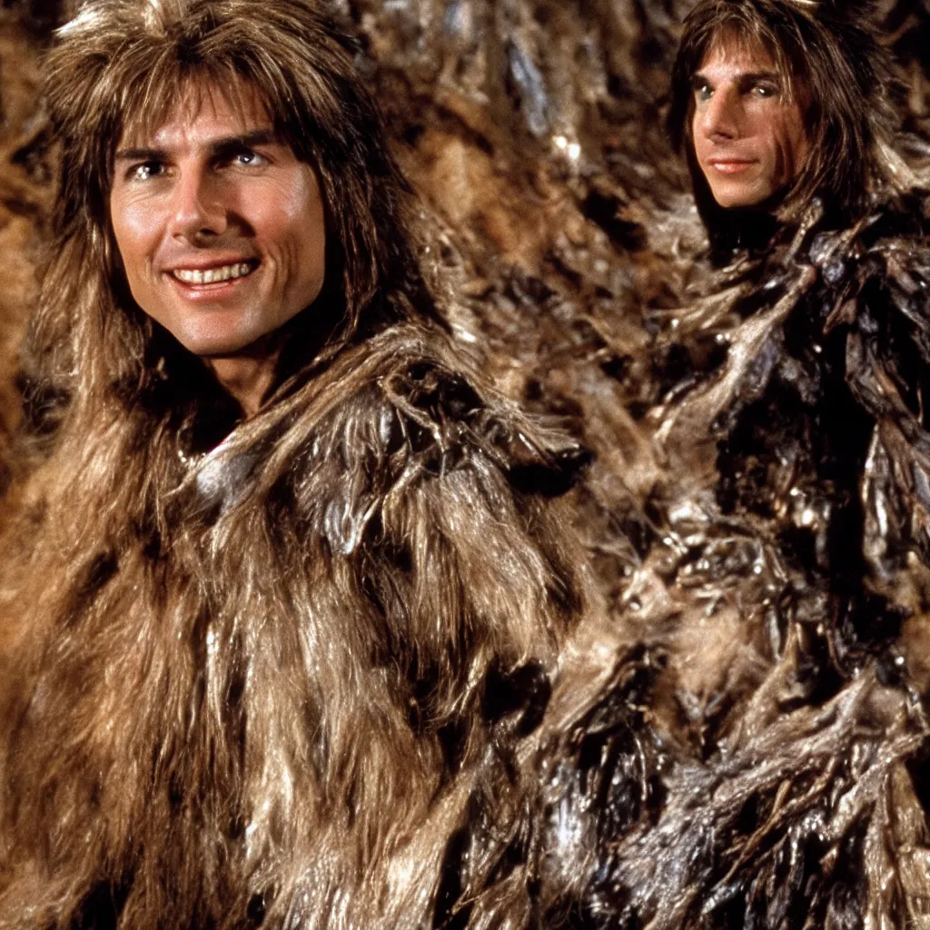 Prompt: Tom Cruise in The Dark Crystal