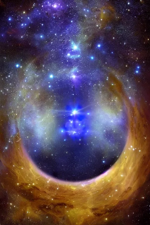 Prompt: a portal to the pleiades, from my dreams. beautiful beyond imagination