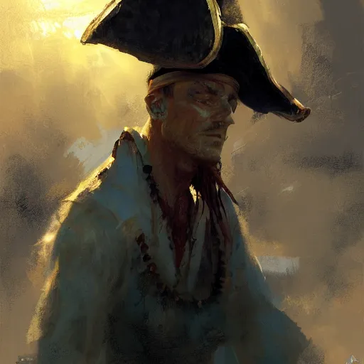 Prompt: pirate's hat, craig mullins