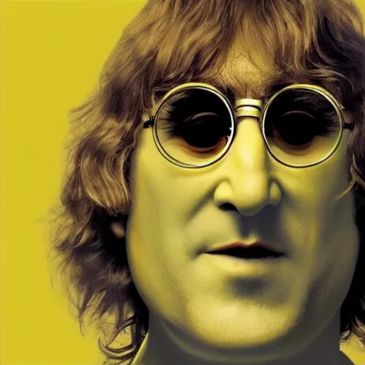 Prompt: john lennon as a lemon mixed with a lemon looks like a lemon, lemon