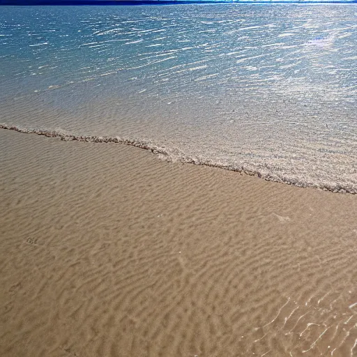 Prompt: sonnige sommerneuigkeiten von der schonsten sandbank der welt.