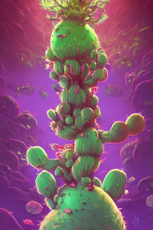 Image similar to roots cactus sushi cristal smurf ghost creature animal sushi cristal very big eye roots cactus elemental flush of force nature micro world fluo fishscale, behance hd by jesper ejsing, by rhads, makoto shinkai and lois van baarle, ilya kuvshinov, rossdraws radiating a glowing aura global illumination ray tracing hdr