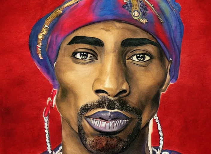 Image similar to tupac by egyptain hyroglyphs