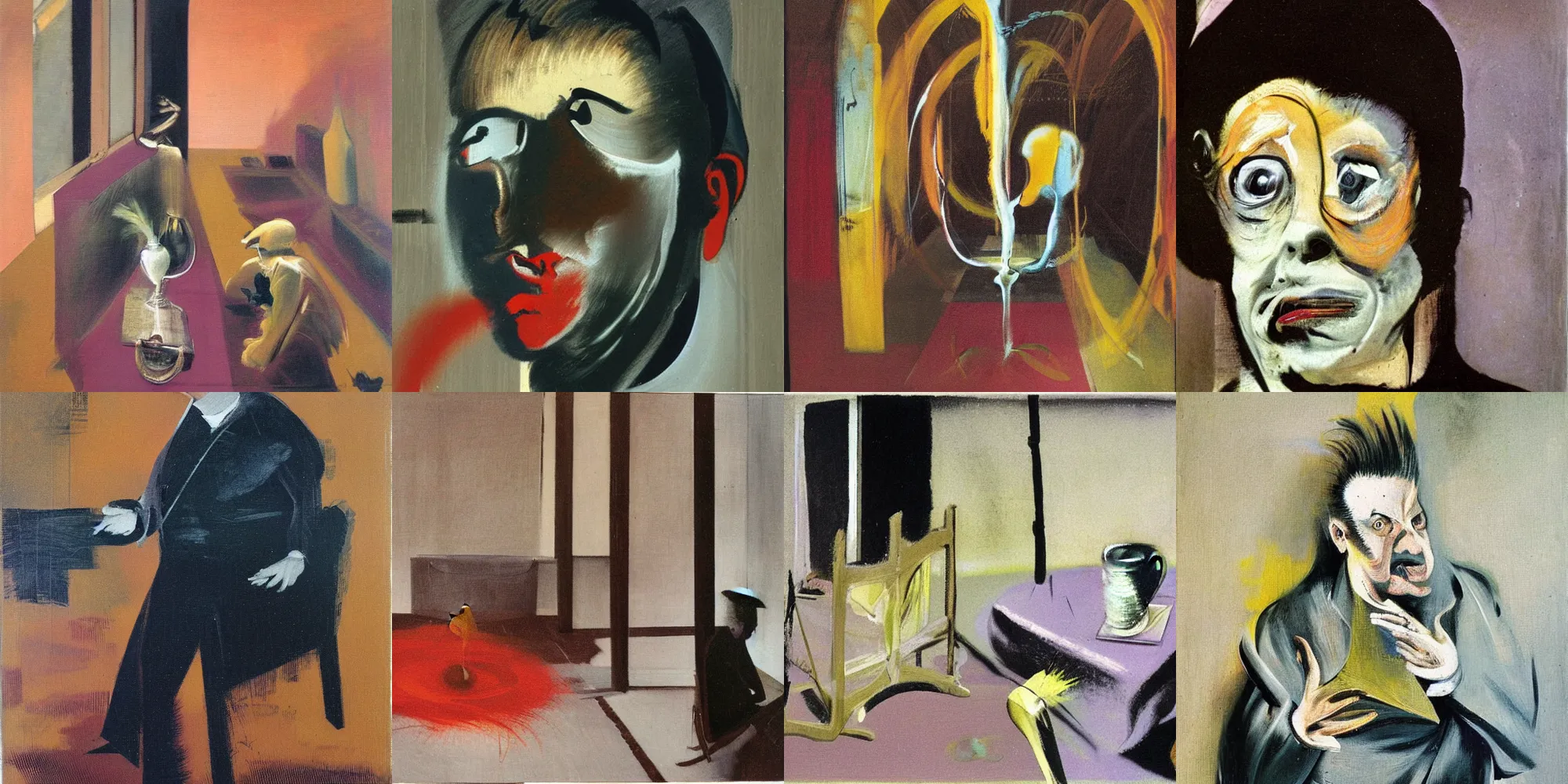 Prompt: Artwork by Francis Bacon