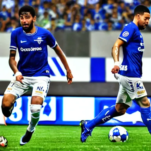 Prompt: cruzeiro esporte clube in champion league