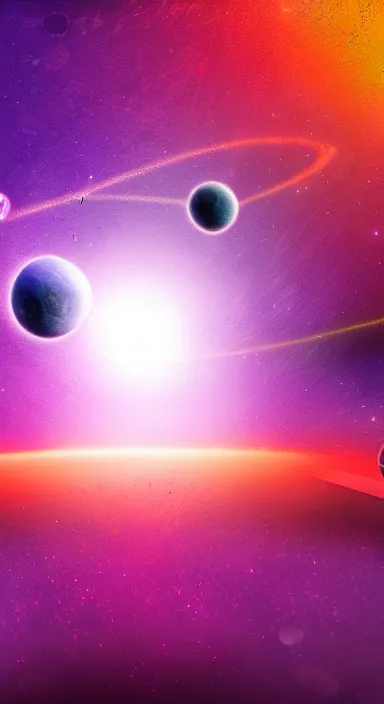 Image similar to purple planet app background artwork, digital art, award winning