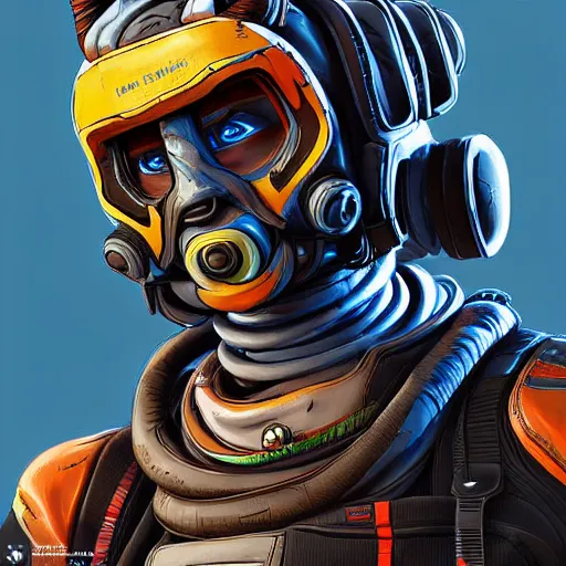 Image similar to octane from apex legends, digital art, character design, masterpiece