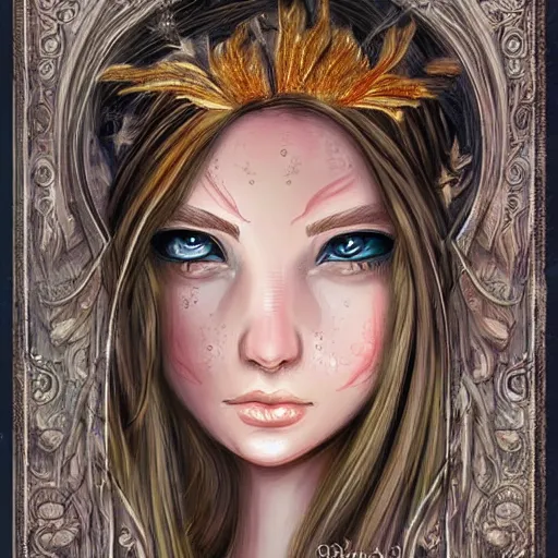 Prompt: a very beautiful fairy with a beautiful detailed face, an open book, digital painting, fantasy art