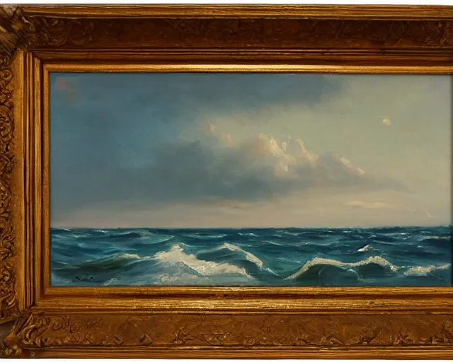 Image similar to Seascape. Oil on canvas. Leon Spillaert.