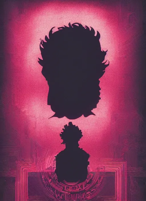 Image similar to elegant dark design poster showing a statue of marcus aurelius, black background with very subtle red and purple design elements, powerful, nekro, vito acconci, thin straight lines, dark, glitch art, neo vaporwave, gritty, layout frame, square, extremly detailed, trending on artstation