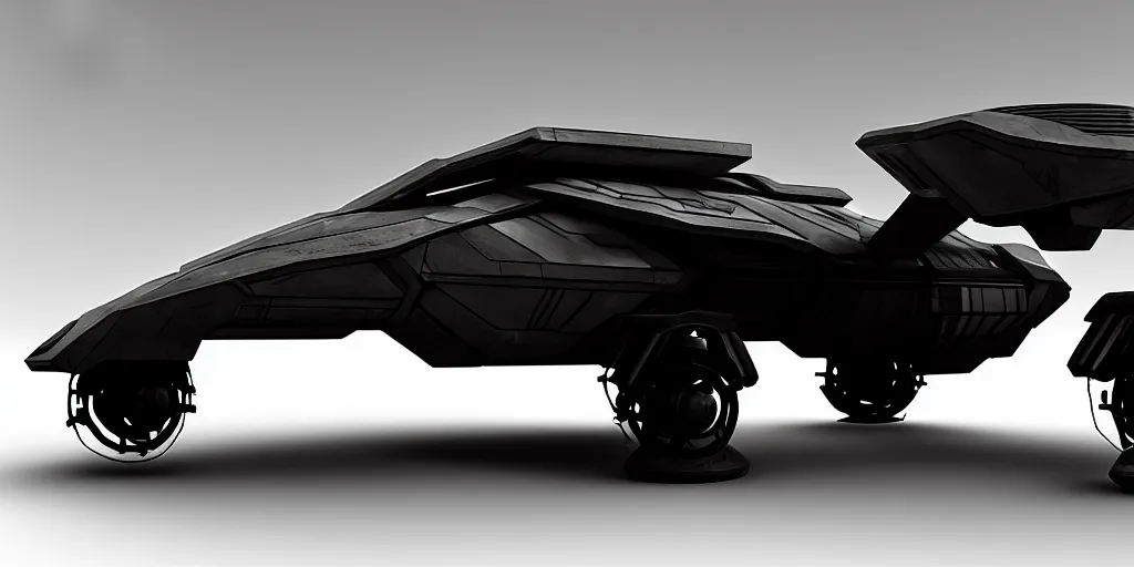 Image similar to an armored futuristic sci fi vehicle