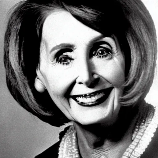 Prompt: nancy pelosi as hideous alien discovered in roswell, new mexico 1 9 5 9