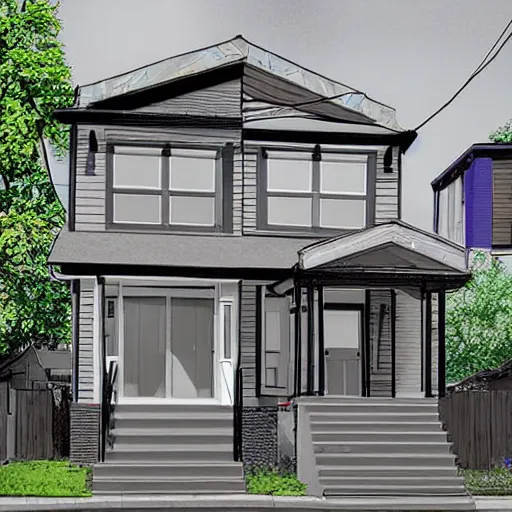 Image similar to 6 5 5 1 no. 3 rd, richmond, bc v 6 y 2 b 6 destroyed by army of cats photorealistic