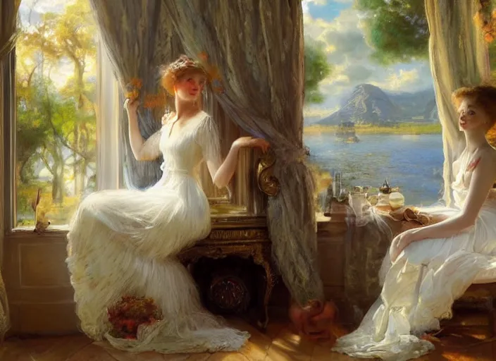 Image similar to time travel by vladimir volegov and alexander averin and pierre auguste cot and delphin enjolras and peder mørk mønsted