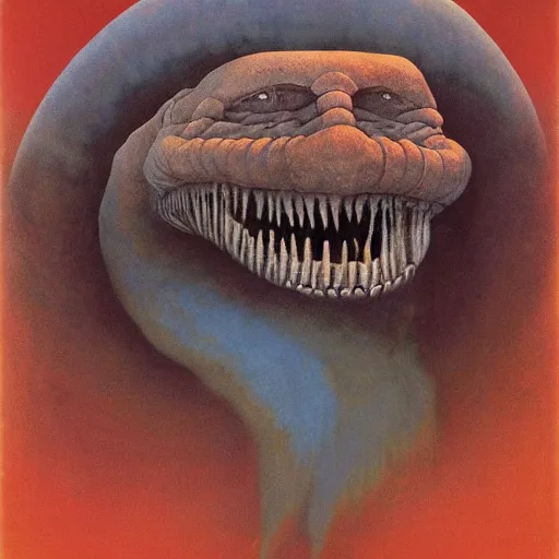 Prompt: !dream political propaganda of sandworm from Dune with the face of Joe Biden Joe Biden Joe Biden!!!!!!!!!!!!!!!!!!!!!!!!!!!!!!!, by Beksinski