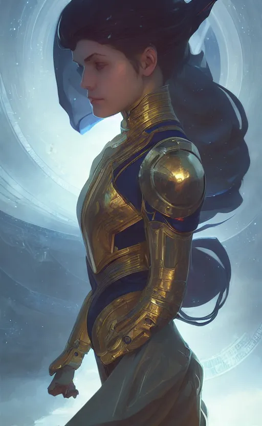 Prompt: many Alchemy Imperial legends knights super hero boys girl, sci-fi, highly detailed, digital painting, artstation, concept art, smooth, sharp focus, illustration, art by artgerm and greg rutkowski and alphonse mucha, fractal flame, amazing composition unreal engine