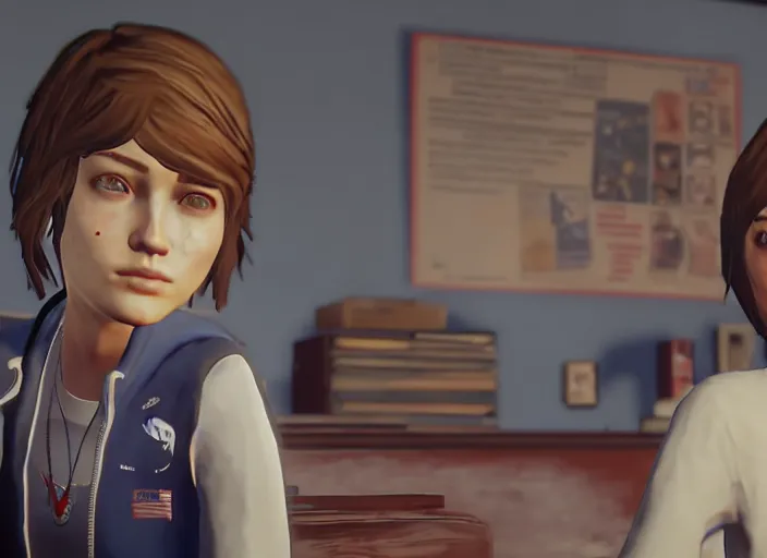 Prompt: ps 4 gameplay, president john f kennedy, life is strange ( 2 0 1 5 ), unreal engine, cutscene