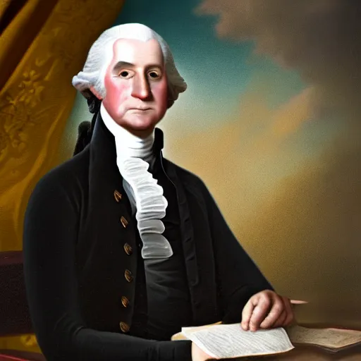 Prompt: George Washington as a real live person in a realistic scene from a recent movie, detailed, 8k
