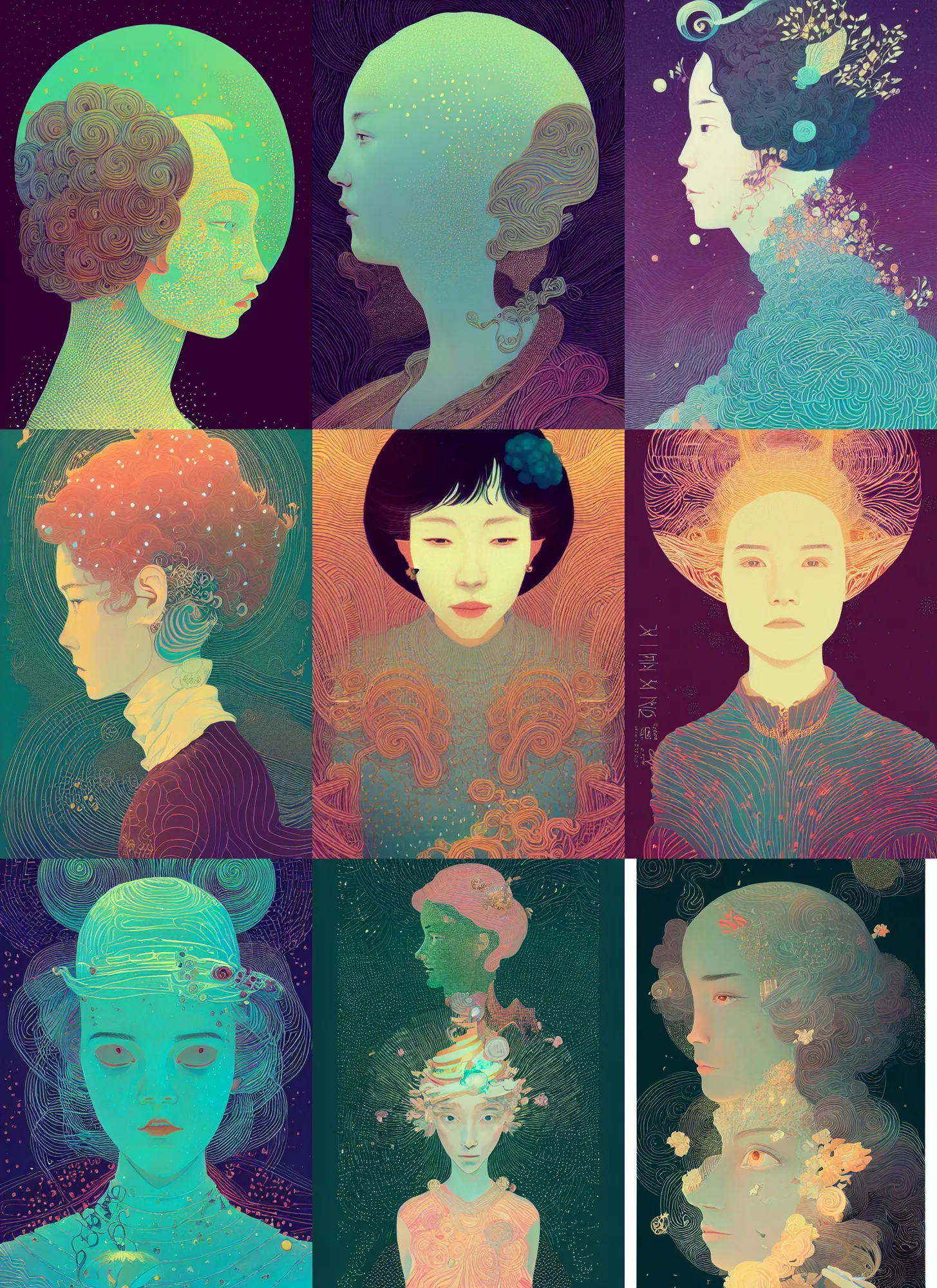 Prompt: a beautiful portrait of a 🎂 by victo ngai, modern fantasy, trending on artstation, ultra realistic digital art