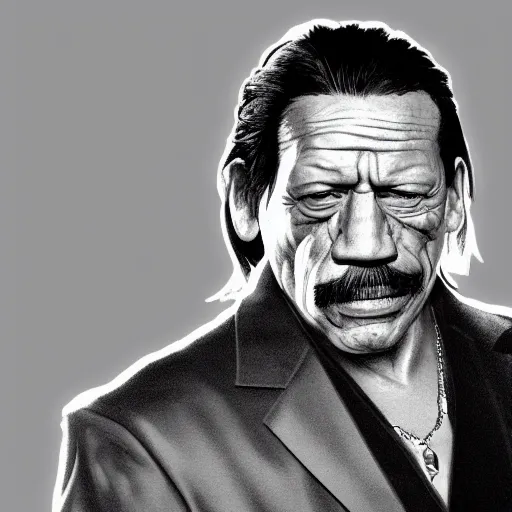 Prompt: danny trejo but he's the president of the united states, concept art, 4 k