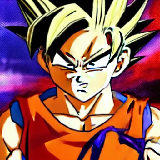 Image similar to son goku from dragon ball z,