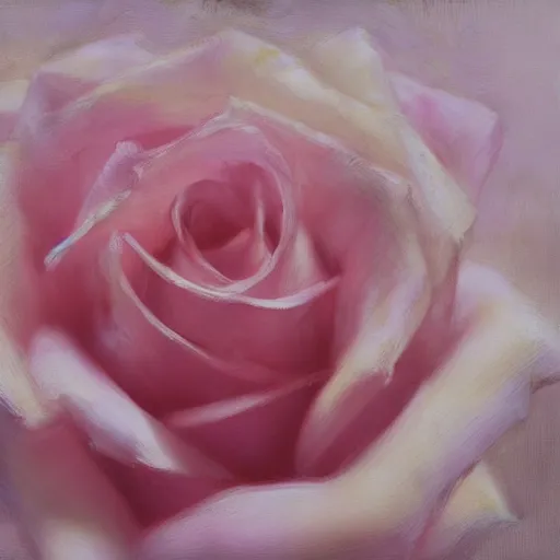 Image similar to hyperrealistic rose, close shot, white background, by ruan jia and greg rutkowski