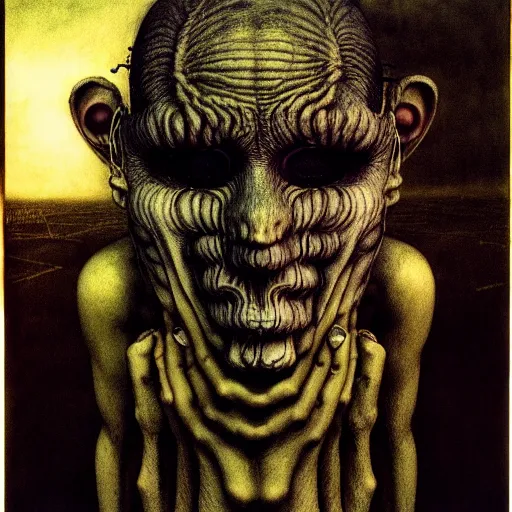 Image similar to covid - 1 9 mask compliance by otto dix, junji ito, hr ginger, jan svankmeyer, beksinski, claymation, hyperrealistic, aesthetic, masterpiece