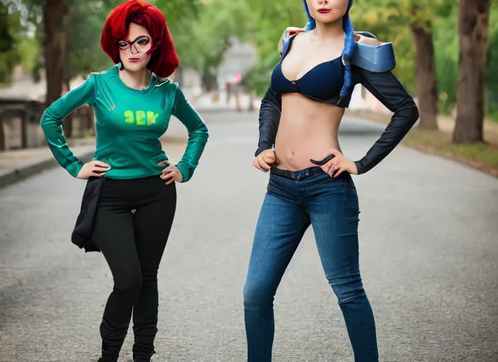 Image similar to portrait photo still of real life futurama character leela, cyclops, 8 k, 8 5 mm f 1. 8