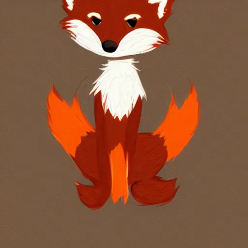 Prompt: cute furry fox, art by Silverfox