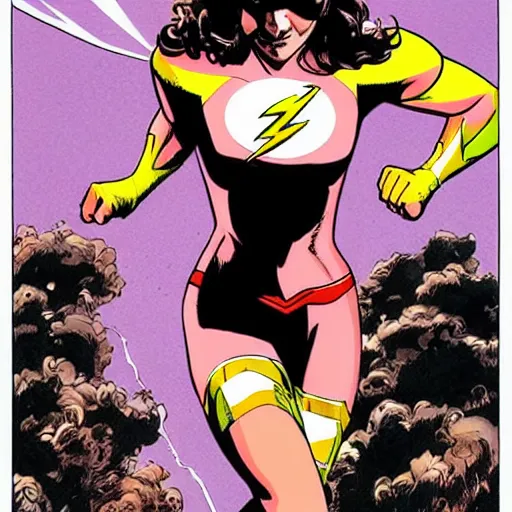 Prompt: female the flash