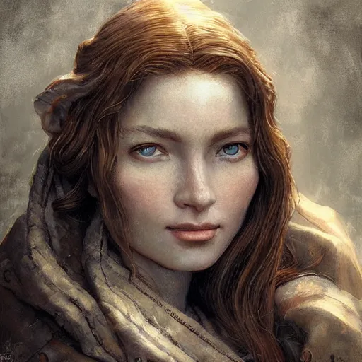 Image similar to masterpiece amazing stunning painting of a beautiful face by Anton Pieck, Artgerm ; 3d unreal engine, 4k 3d render,