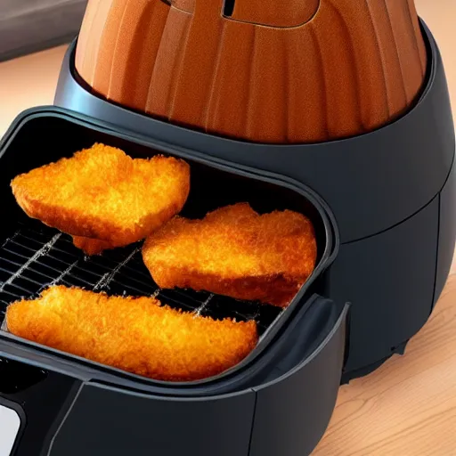 Image similar to air fryer gets revealed as a smash bros character, air fryer joins the fight, screenshot