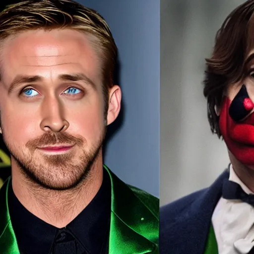 Prompt: Ryan Gosling playing Joker