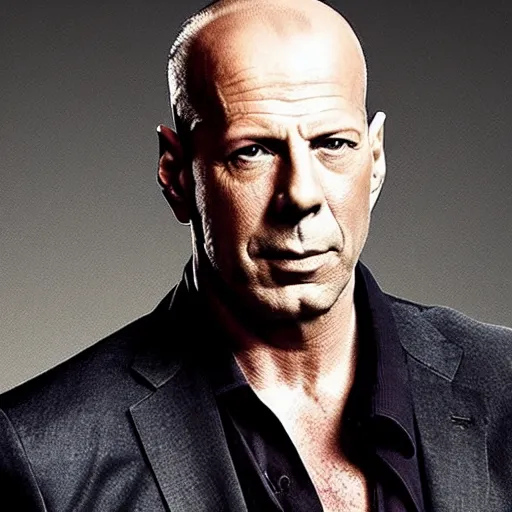 Image similar to bruce willis torn apart