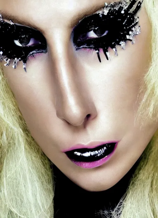 Image similar to lady gaga the fame 2 0 0 8 photoshoot, poker face, just dance, eh eh, aaron fallon, peter henket, warwick saint, candice lawler highly realistic. high resolution. highly detailed. dramatic. 8 k. 4 k.