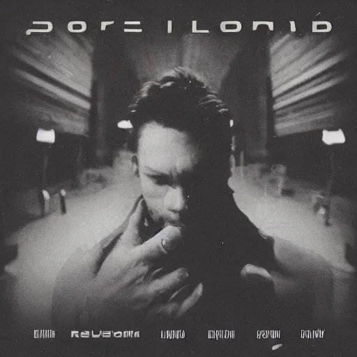 Image similar to jonesy in dark room, music album cover