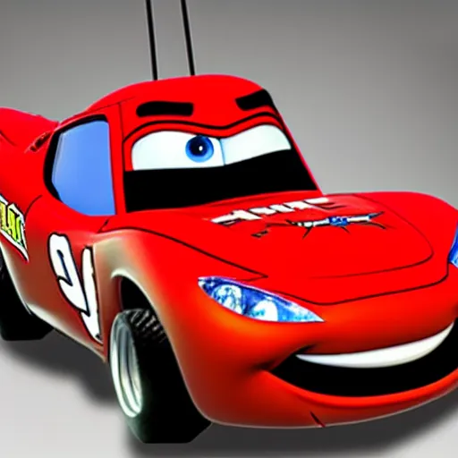 Image similar to Ebay listing of lighting mcqueen, Car on sale, Ebay website, lightning mcqueen being sold online