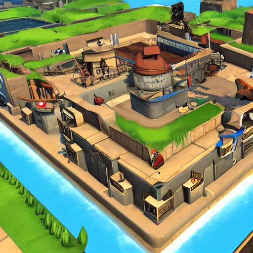 Image similar to team fortress 2 map