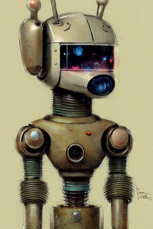 Prompt: ( ( ( ( ( 1 9 5 0 s retro future robot android animal. muted colors. ) ) ) ) ) by jean - baptiste monge!!!!!!!!!!!!!!!!!!!!!!!!!!!!!!