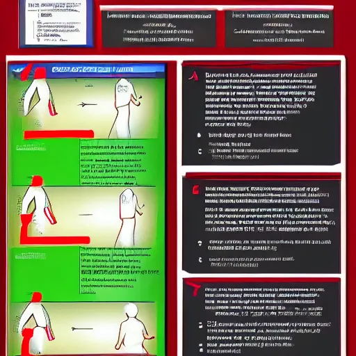 Image similar to step by step instructions on how to walk by bryan christie 8 k high resolution easy coherent easy to understand instructions medical journal medical book page