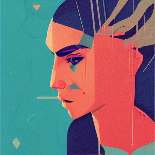 Prompt: Vega Profile Picture by Sachin Teng, asymmetrical, Organic Painting , Matte Painting, geometric shapes, hard edges, graffiti, street art, 300 dpi :2 by Sachin Teng:4