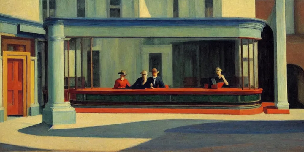 Image similar to by Edward Hopper