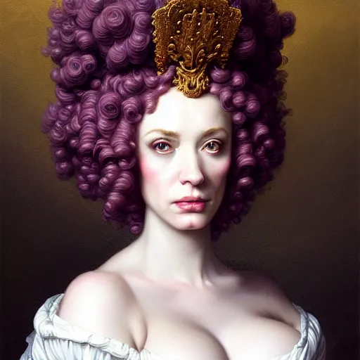 Image similar to clothed, christina hendricks dressed as napoleon - bonaparte, baroque painting, intricate, elegant, highly detailed, centered, digital painting, artstation, concept art, smooth, sharp focus, illustration, artgerm, tomasz alen kopera, peter mohrbacher, donato giancola, joseph christian leyendecker, wlop, boris vallejo