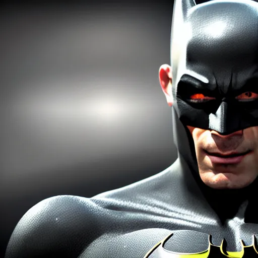 Prompt: Johnny sins as Batman 4K quality super realistic photorealism