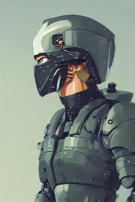 Image similar to robot ninja mask helmet metal gear solid training suit swat commando, aesthetic octane render, 8 k hd resolution, by ilya kuvshinov and cushart krentz and gilleard james, by carl warner and jim woodring, trending on artstation : 1. 5, sweet joy harmony color scheme